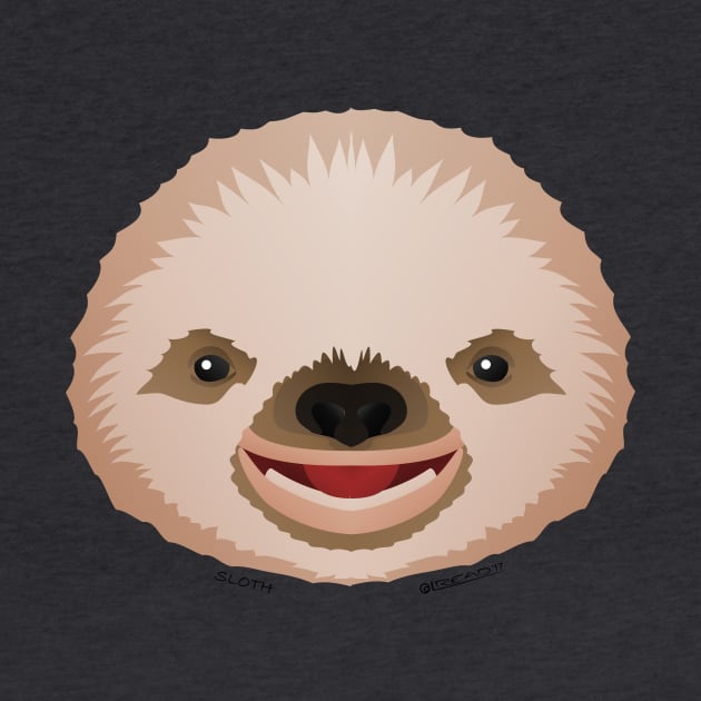 Baby Sloth Face by FunkilyMade